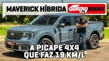 ATÉ 19 KM/L! Os SEGREDOS da Ford Maverick híbrida 4x4 contra Toro e Rampage