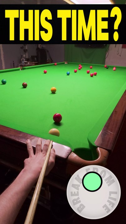 Snooker Practice Break Get It This Time? 🕰️ GoPro Headcam POV
