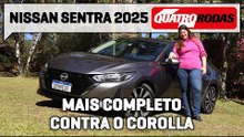 Nissan Sentra 2025 muda POUCO, mas fica mais EQUIPADO contra o Corolla