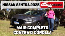 Nissan Sentra 2025 muda POUCO, mas fica mais EQUIPADO contra o Corolla