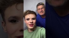 Pai entra em live e defende filho influencer de comentário homofóbico: 'Orgulho' #shorts