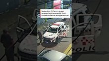 Vídeo mostra tiroteio que deixou PM e mais 3 mortos após assalto no interior de SP #shorts
