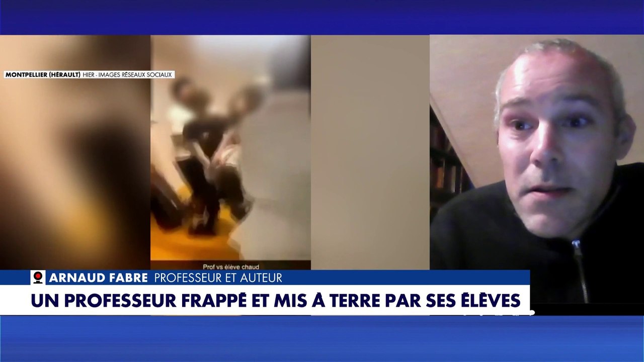 Arnaud Fabre : «Il y a une révolte chez les professeurs, on a laissé s'installer l'indiscipline»