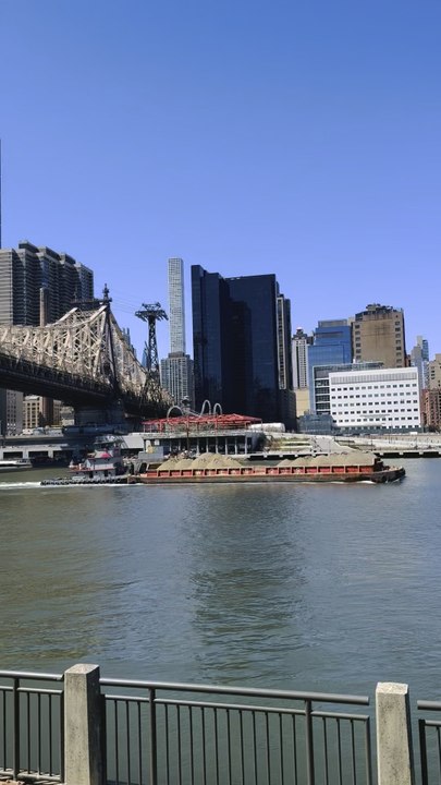 Nelson Wang spent a happy Saturday afternoon on Roosevelt Island in Manhattan. April 11, 2026.