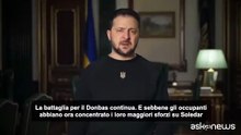 Zelensky: "Grazie a tutti i combattenti, le difficoltà sono estreme"