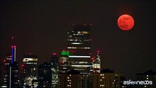 Lo spettacolo della Superluna rosa
