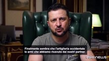 Zelensky: "Le armi pesanti ricevute dagli alleati iniziano a funzionare"
