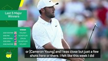 The little things didn't happen for me - Scheffler on 2026 Masters
