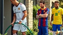 Ronaldo, Messi & Neymar Turn the Living Room Into a Wave Pool 🌊