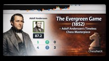 This 1852 Chess Game Will Blow Your Mind! #chess #evergreen #adolfanderssen #chesshistory #chessnetx
