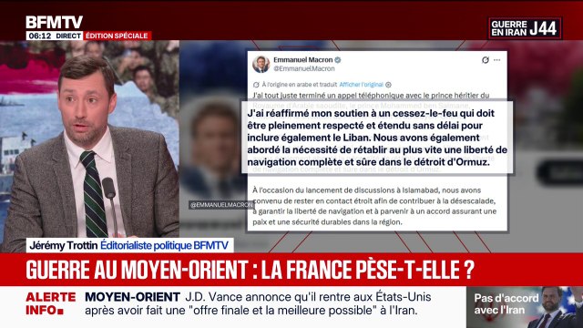 Échec des négociations entre l'Iran et les États-Unis: Emmanuel Macron réaffirme que le cessez-le-feu doit être pleinement respecté
