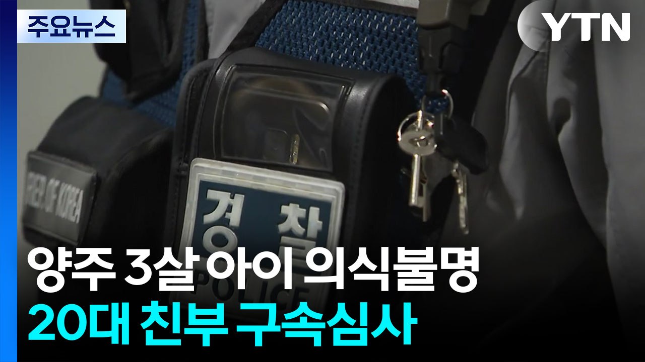 양주 3살 아이 의식불명...20대 친부 구속심사 / YTN