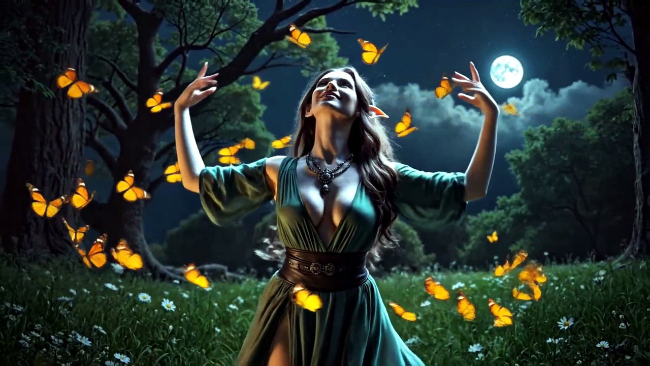 Butterfly of the Moon - Féileacán na Gealaí -- (Warm, calm, & contemplative) | Songs of Elven Myth