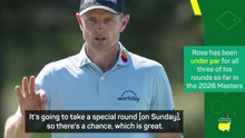 Rose in need of 'special round' to lift elusive Masters
