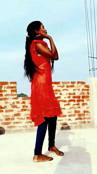 reel in red outfit
