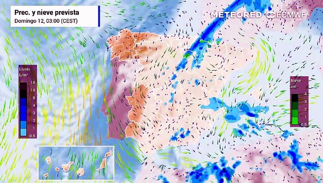 Inminentes tormentas intensas