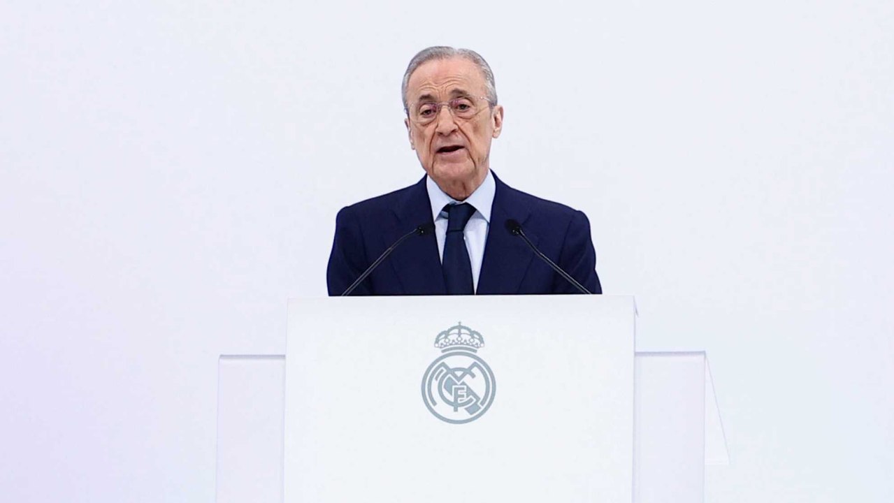 Florentino Pérez: "Aquí nadie se rinde, pero seamos conscientes de la dificultad de cada título"