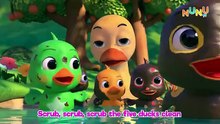 Five Little Ducks | Animals For Kids | NuNu Tv Nursery Rhymes & Kids Songs
