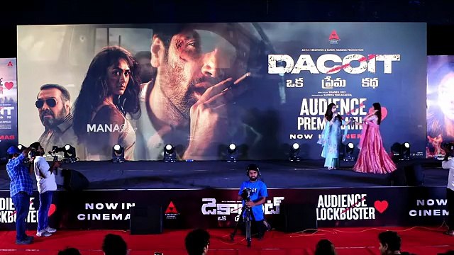 Actress Mrunal Thakur Speech @ #Dacoit Movie Success Meet