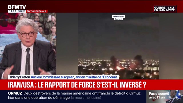 Guerre au Moyen-Orient: Les amis des Iraniens sont de plus en plus nombreux , note Thierry Breton