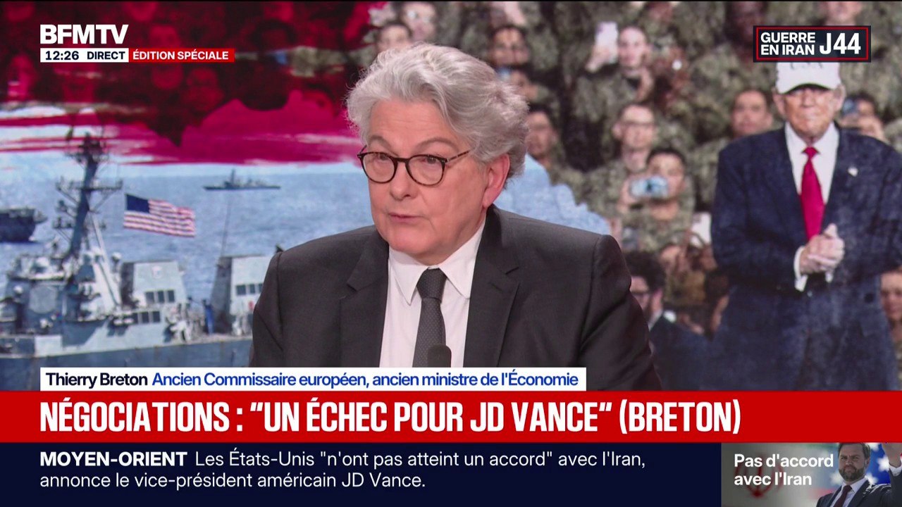 Guerre au Moyen-Orient: l'Union européenne doit "démontrer" qu'elle est "un acteur de confiance", affirme Thierry Breton