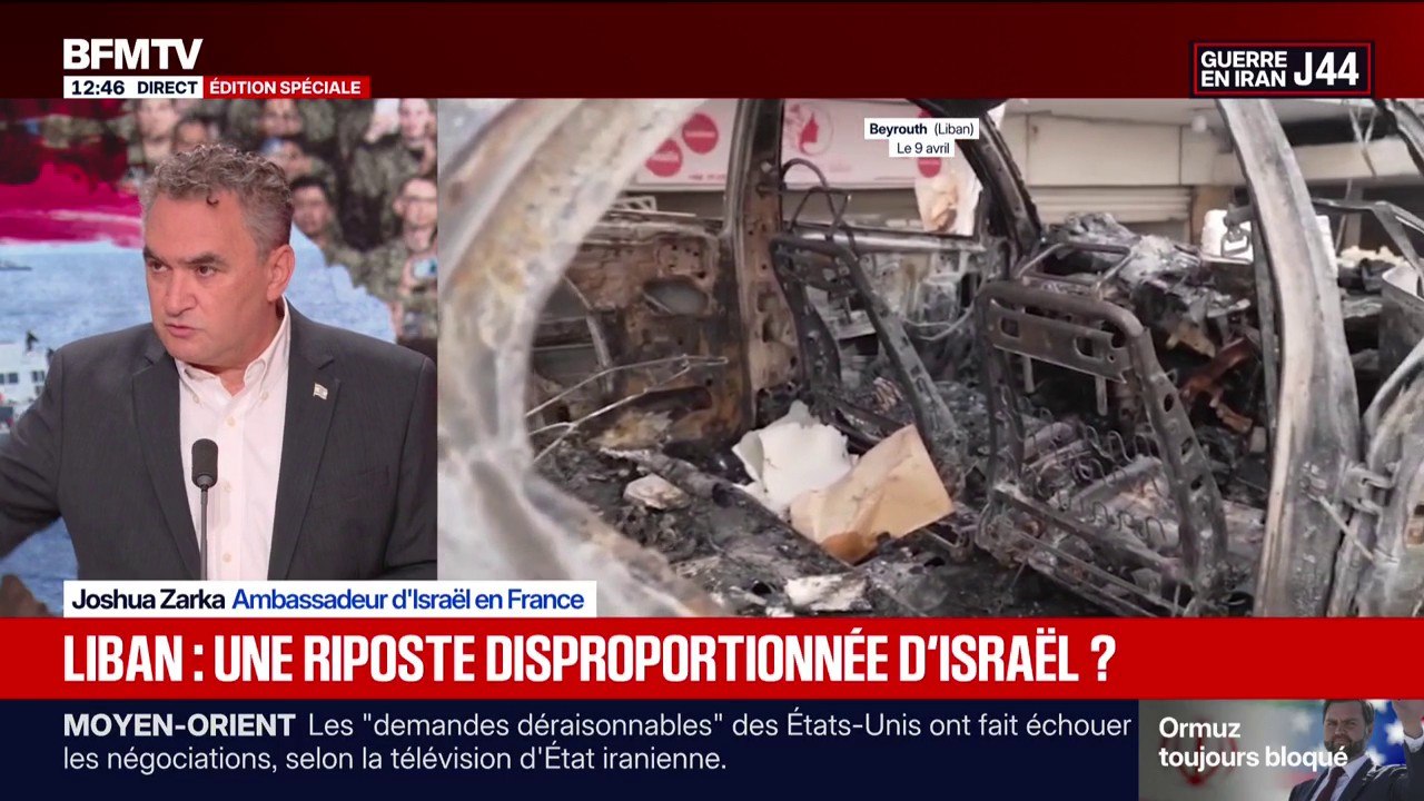 Guerre au Moyen-Orient: "Le Liban est un peuple avec lequel nous voulons vivre en paix, mais il faut se débarrasser du Hezbollah", affirme l'ambassadeur d'Israël en France