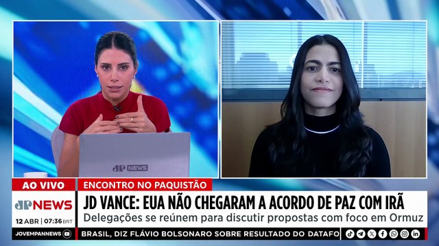 Especialista analisa encerramento de negociações entre EUA e Irã após declaração de JD Vance