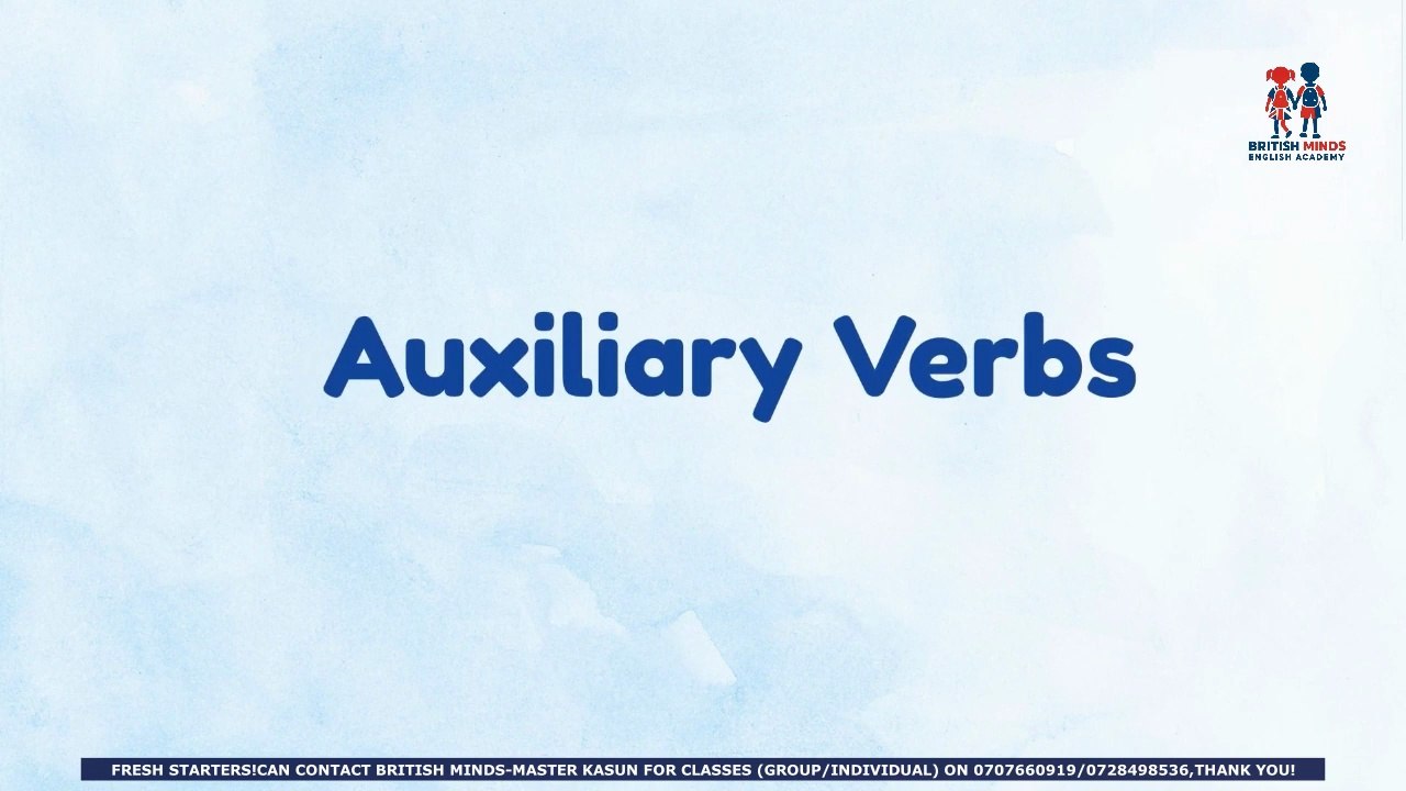 22-AUXILIARY VERBS