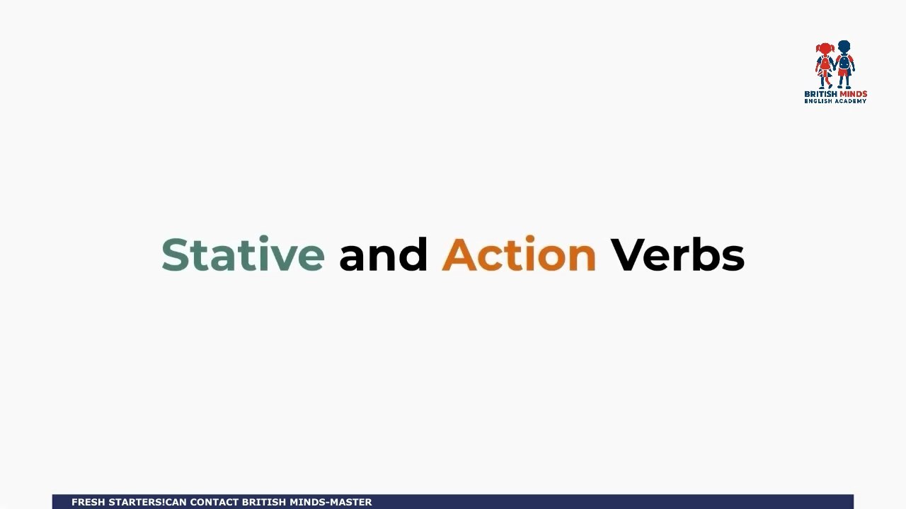 24-ACTION VERBS & STATIVE VERBS