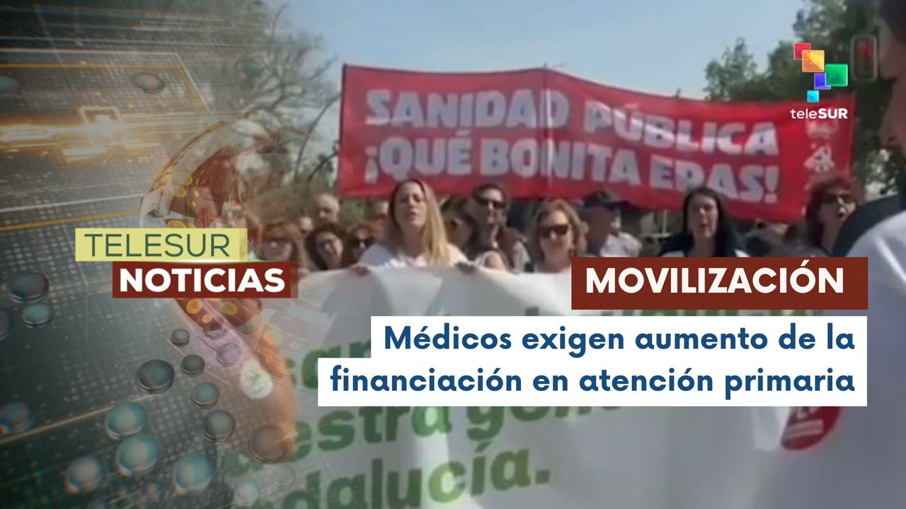 Médicos se manifiestan para defender la salud pública en España