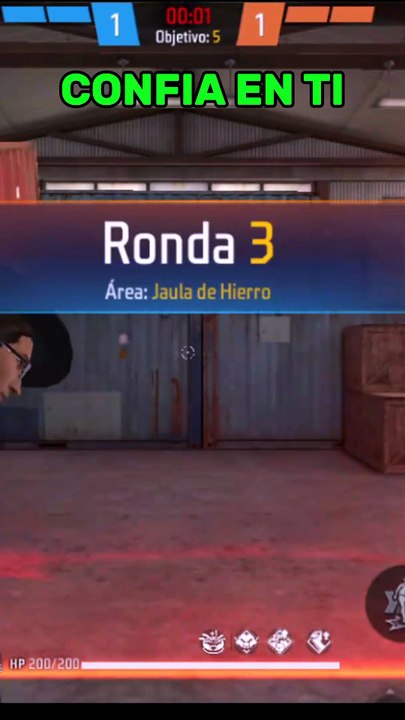 confia en ti y ganarás jugando free fire