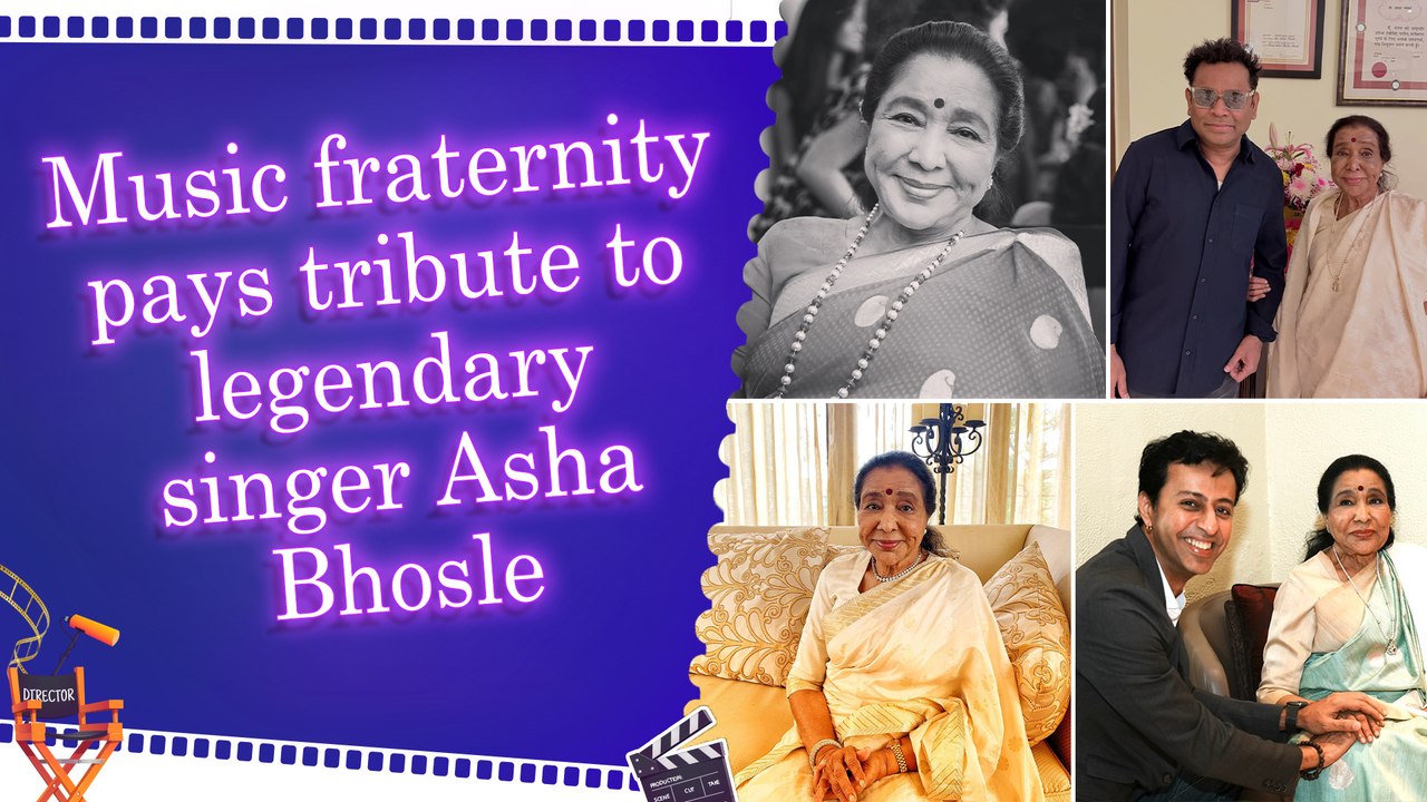 A. R. Rahman, Vishal Dadlani, Salim Merchant mourn the loss of legendary playback singer Asha Bhosle