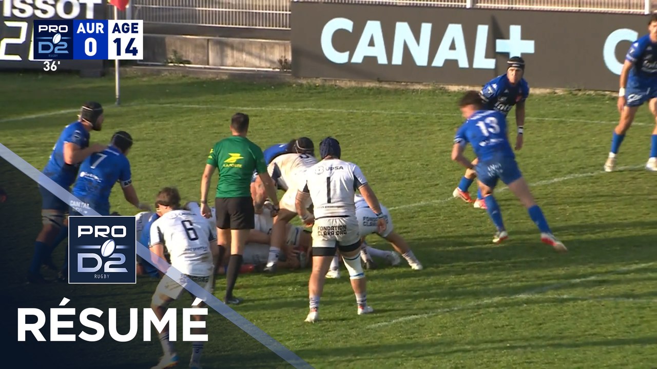 PRO D2 Saison 2025-2026 J26 - Résumé Stade Aurillacois - SU Agen