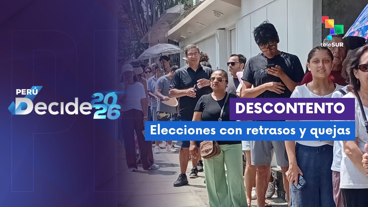 Votantes peruanos denuncian demoras y confusión en San Borja