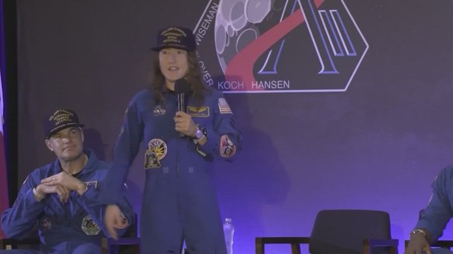 Cristina Koch's historic speech upon returning from the Artemis II mission