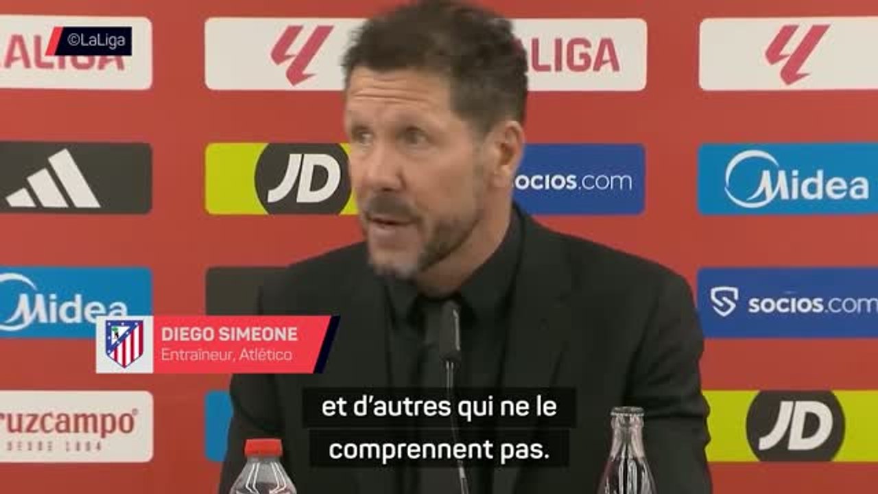 Atlético - Simeone défend son choix d’avoir fait tourner lors de la défaite à Séville