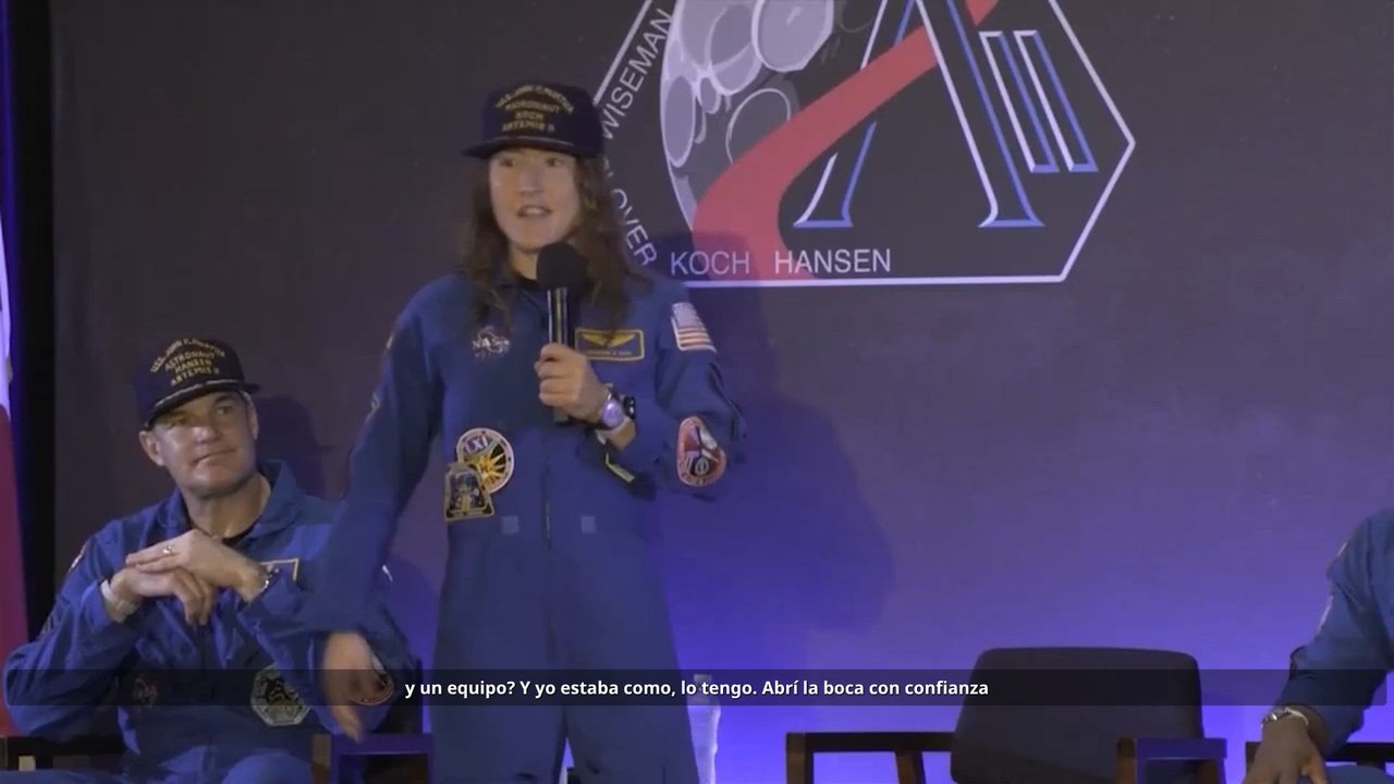 El histórico discurso de Christina Koch tras la llegada del Artemis II a la tierra