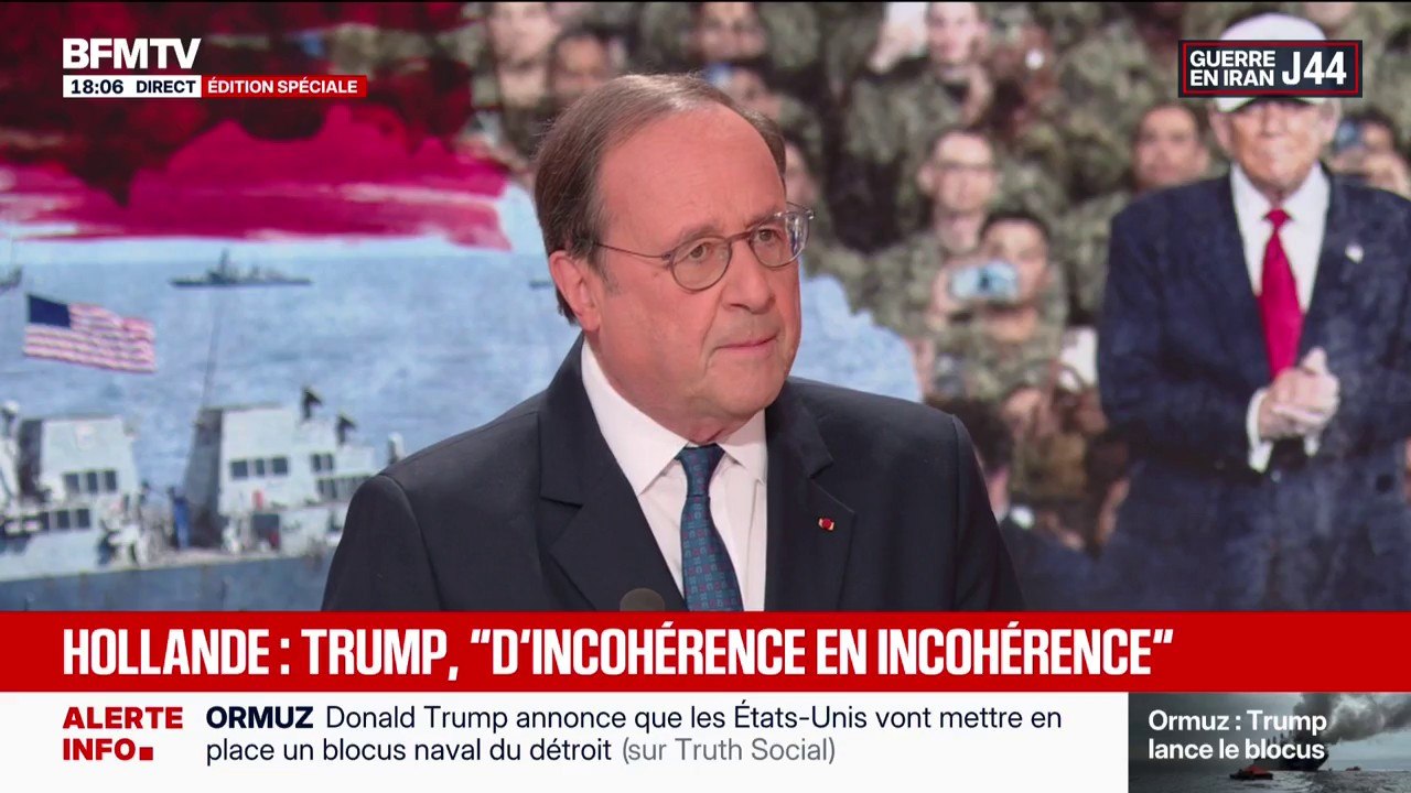 Donald Trump "est un problème pour le monde entier", déclare François Hollande, ancien président de la République