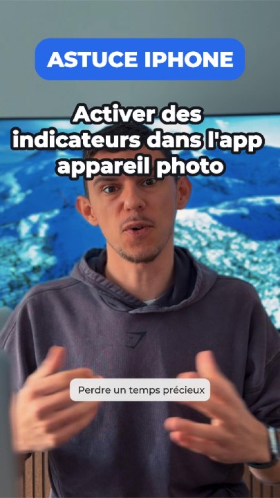 💡 ASTUCE iPhone : activer les indicateurs dans l’app appareil photo de l’iPhone 📸 #apple #iphone #astuces #iphonetips #ios26