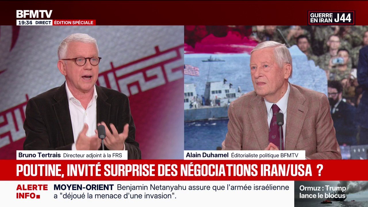 "Je ne crois pas que Donald Trump réalise qu'il est en permanence manipulé par Vladimir Poutine", explique Bruno Tertrais, directeur adjoint à la FRS