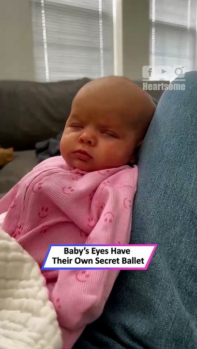 Sleeping Baby’s Eye Movements Spark Curiosity & Melt Hearts|| Heartsome 💖