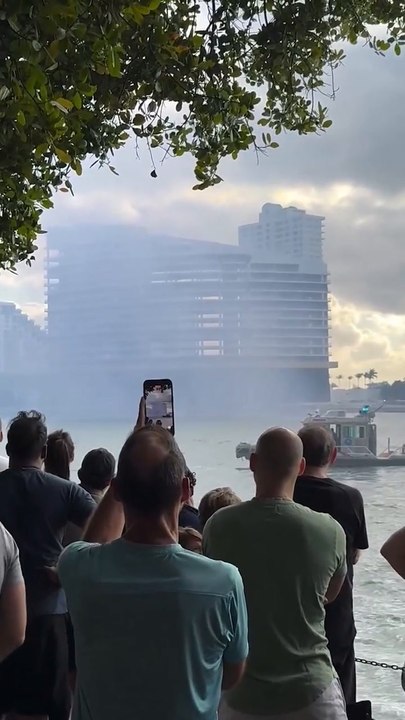 Miami Hotel Demolished in Controlled Implosion