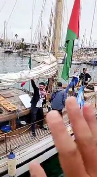 Global Sumud Flotilla partió una nueva flotilla humanitaria a Gaza desde Barcelona y fue un diputado argentino