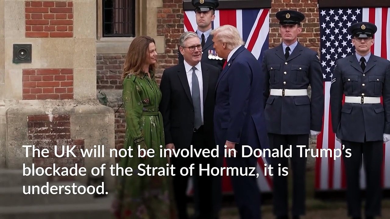 ‘No UK involvement’ in Trump’s Strait of Hormuz blockade
