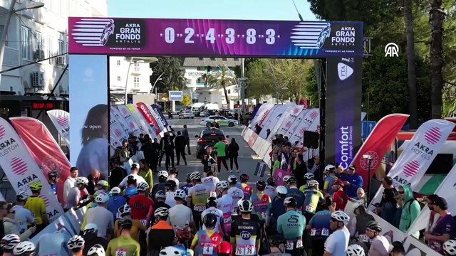 Akra Gran Fondo Antalya bisiklet yarışları tamamlandı | Ajansspor | AA