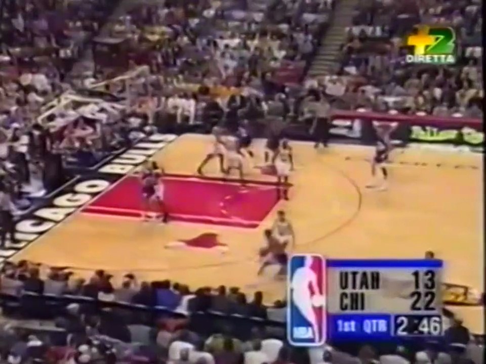 NBA Finals 1997 – Game 2: Bulls vs Jazz | Michael Jordan vs Karl Malone Full Match (Italian Commentary)