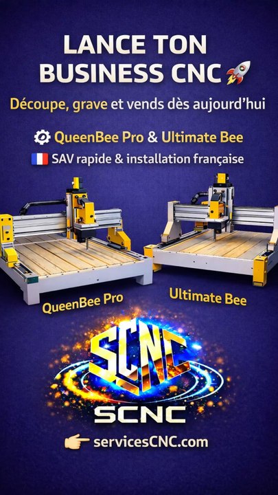 QUEENBEE PRO, ULTIMATEBEE, ACCESSOIRES CNCSERVICESCNC.COM