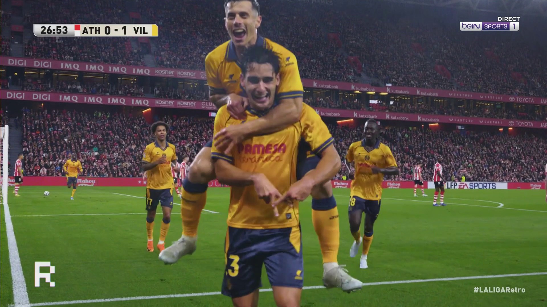 La Liga : Villarreal conforte sa place sur le podium en battant Bilbao