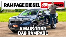 Rampage Laramie diesel é mais forte que a Toro, mas é LENTA como carro 1.0