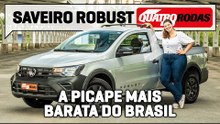 Volkswagen Saveiro Robust aposta na SIMPLICIDADE para ser a picape MAIS BARATA do Brasil
